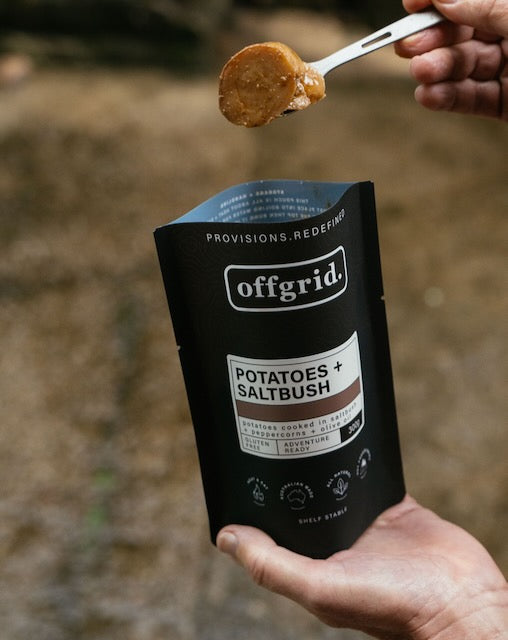 Offgrid potatoes & saltbush | heat & eat meal