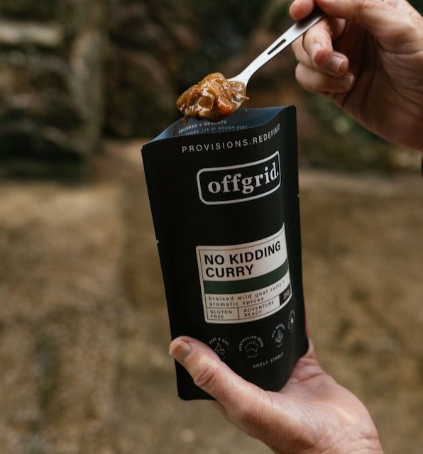 Offgrid no kidding curry heat & eat meal - 250gr