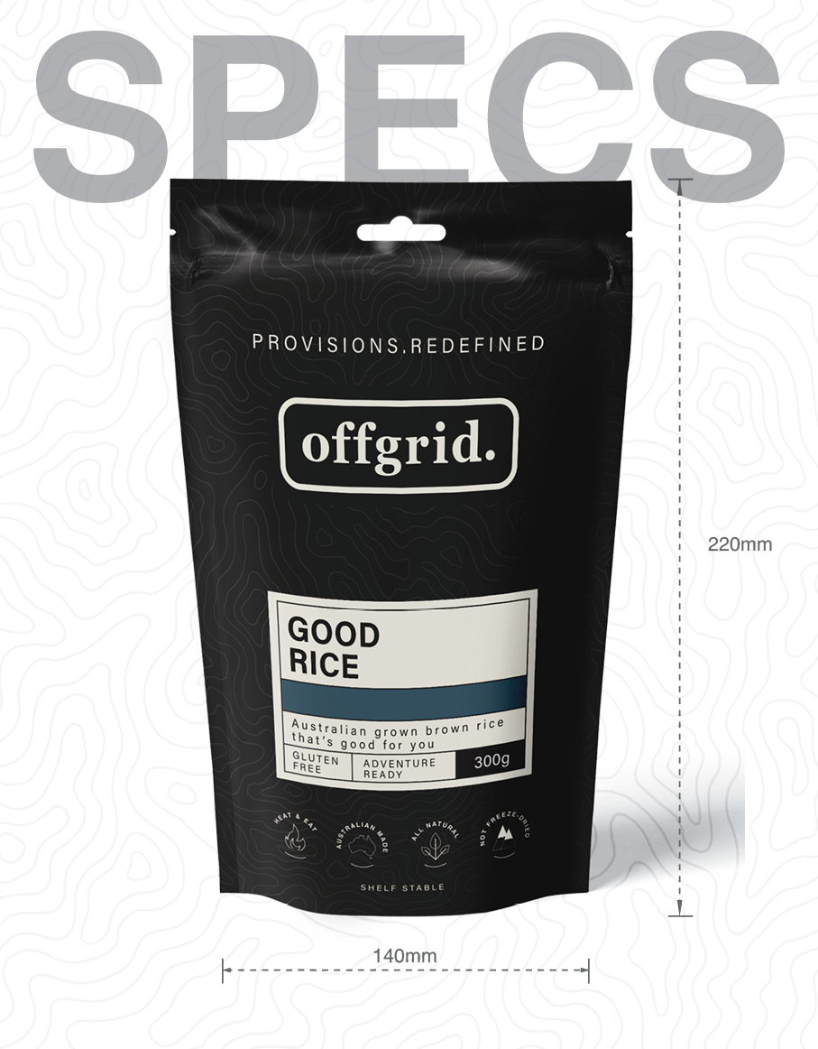 Offgrid good rice heat & eat meal - 300gr