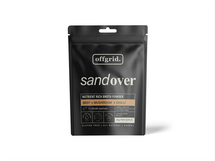 Offgrid sandover nutrient rich broth powder sachets