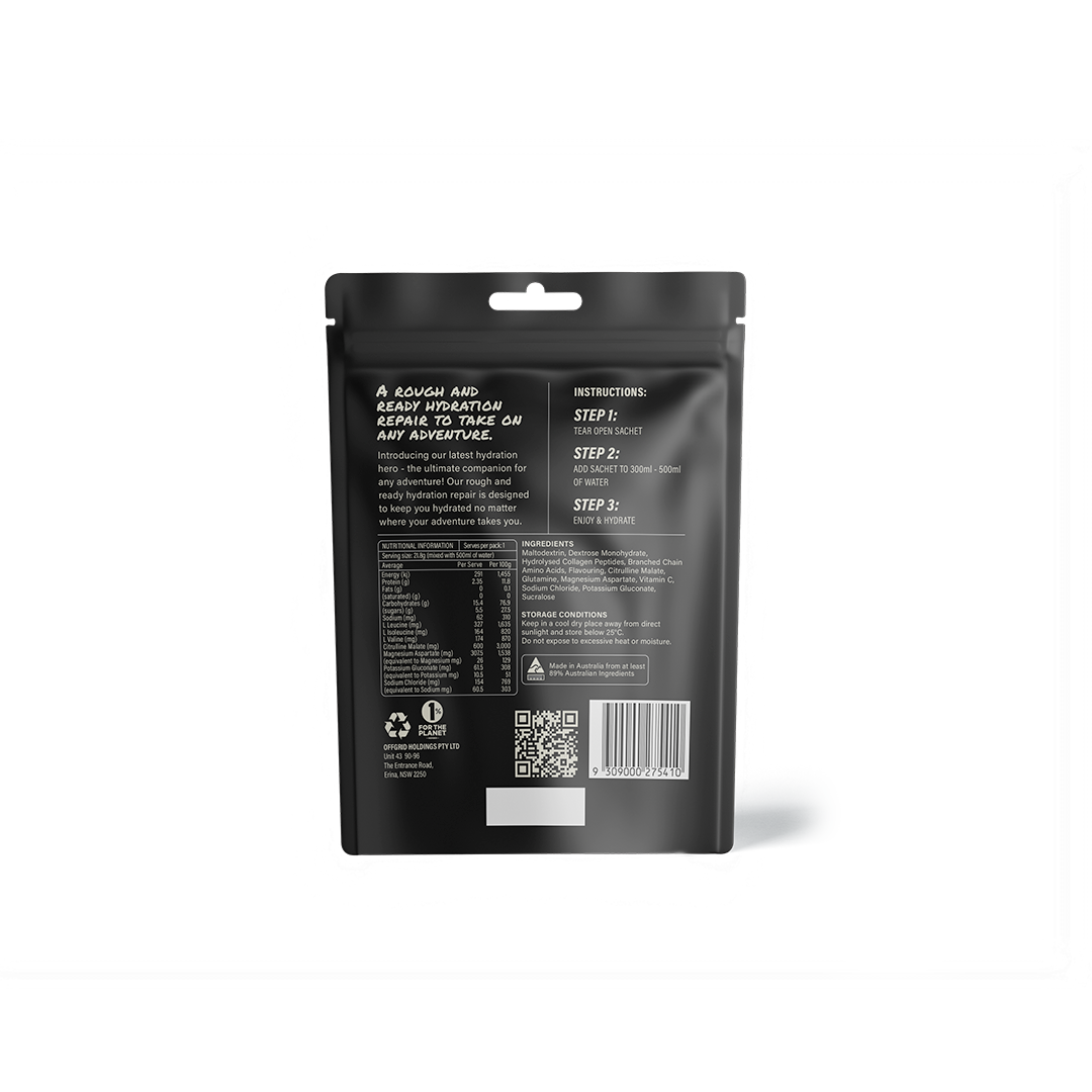 Electrolyte Hydration Drink - Mixed Berry Flavour