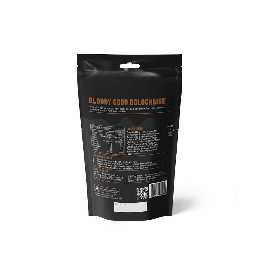 Bloody Good Bolognaise