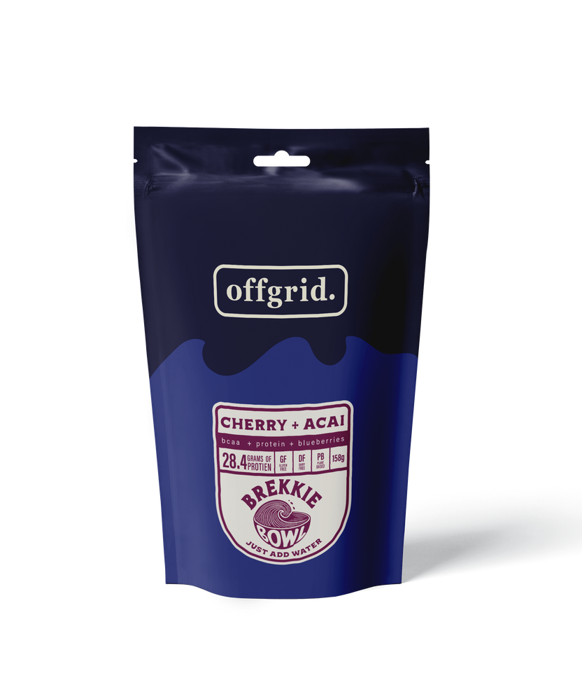 Offgrid breakie bowl cherry + acai · Offgrid