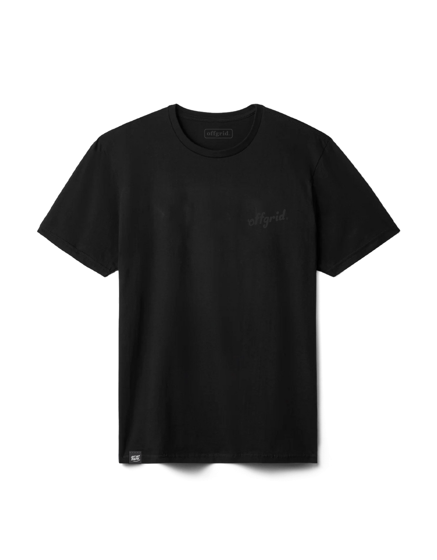 Offgrid Vintage Black Logo T-shirt