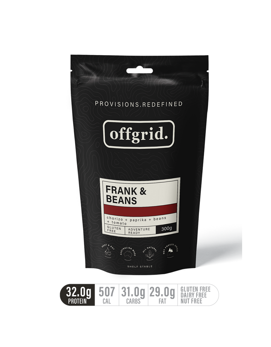 Offgrid frank & beans heat & eat meal - 300gr
