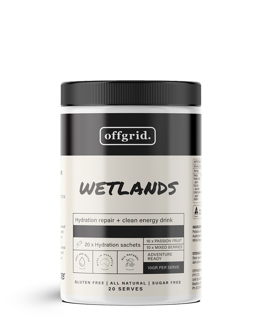 Offgrid wetlands - Formulated hydration drink