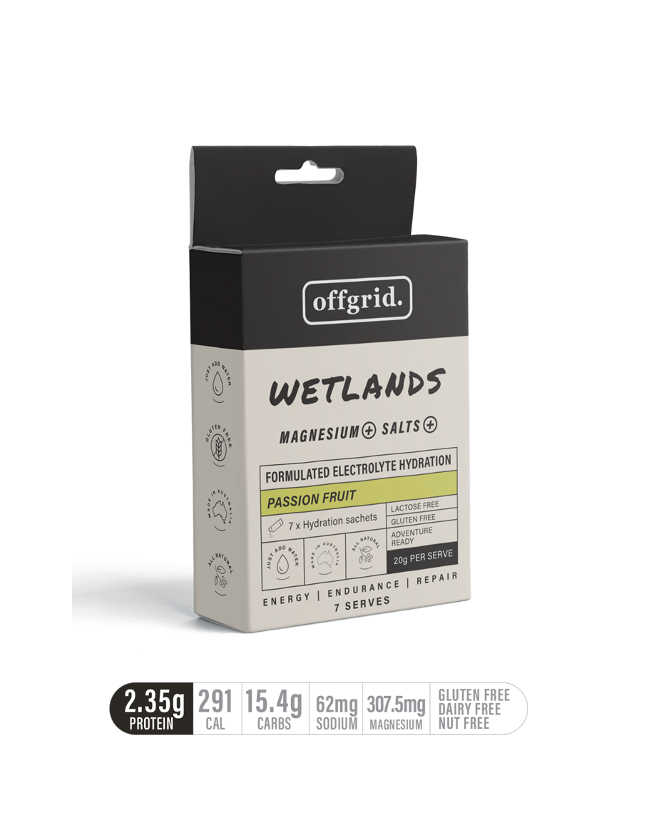 wetlands - formulated hydration drink passionfruit flavour