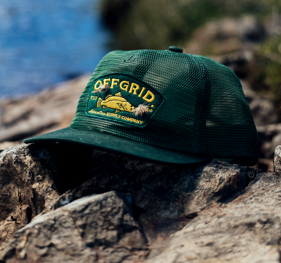 Offgrid felt badge full mesh