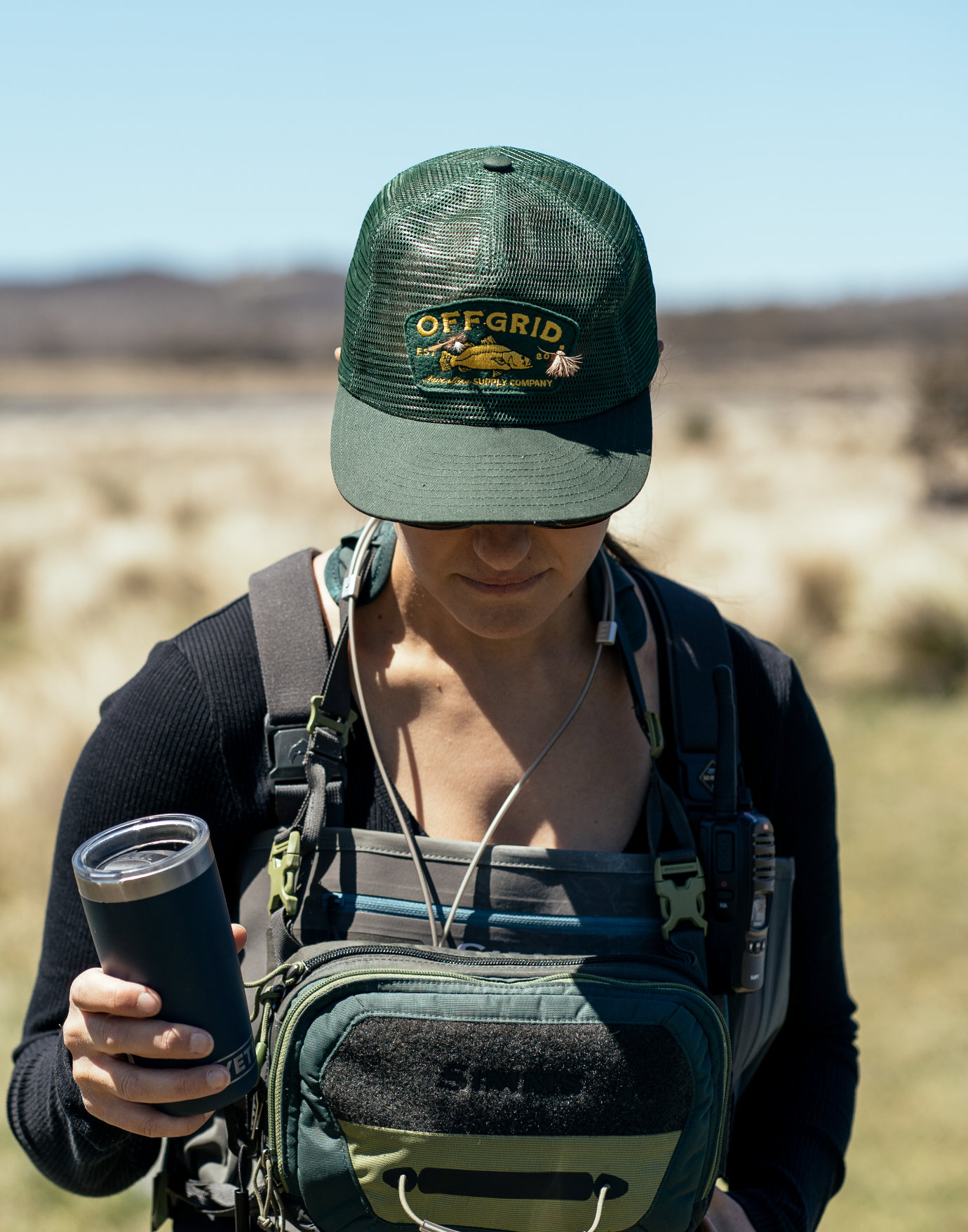 Felt Badge Green Cap