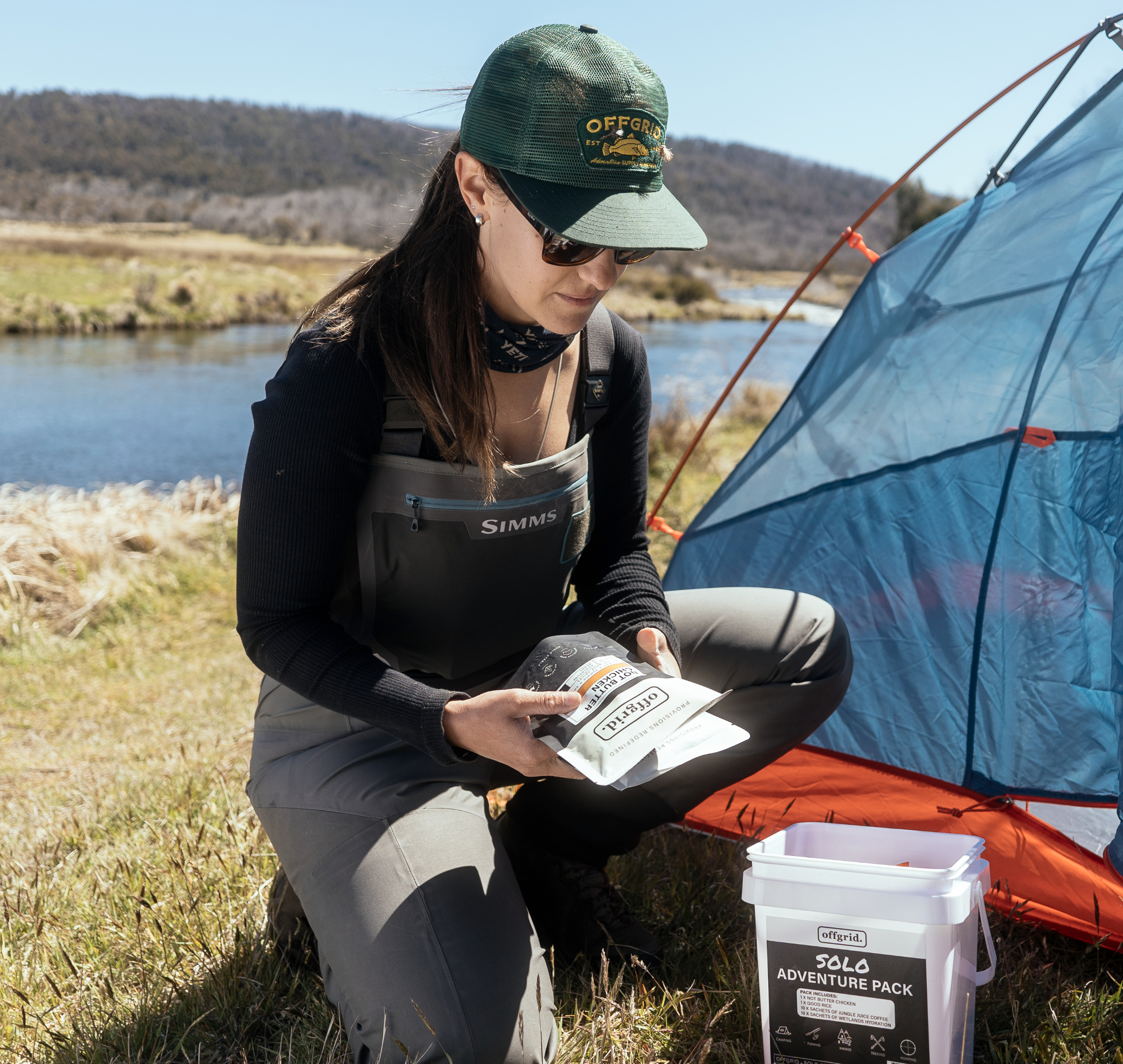 Felt Badge Green Cap