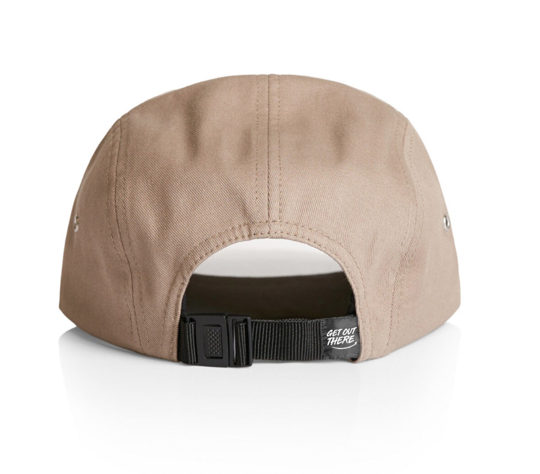 TAN COTTON DRILL 5 PANEL CAP