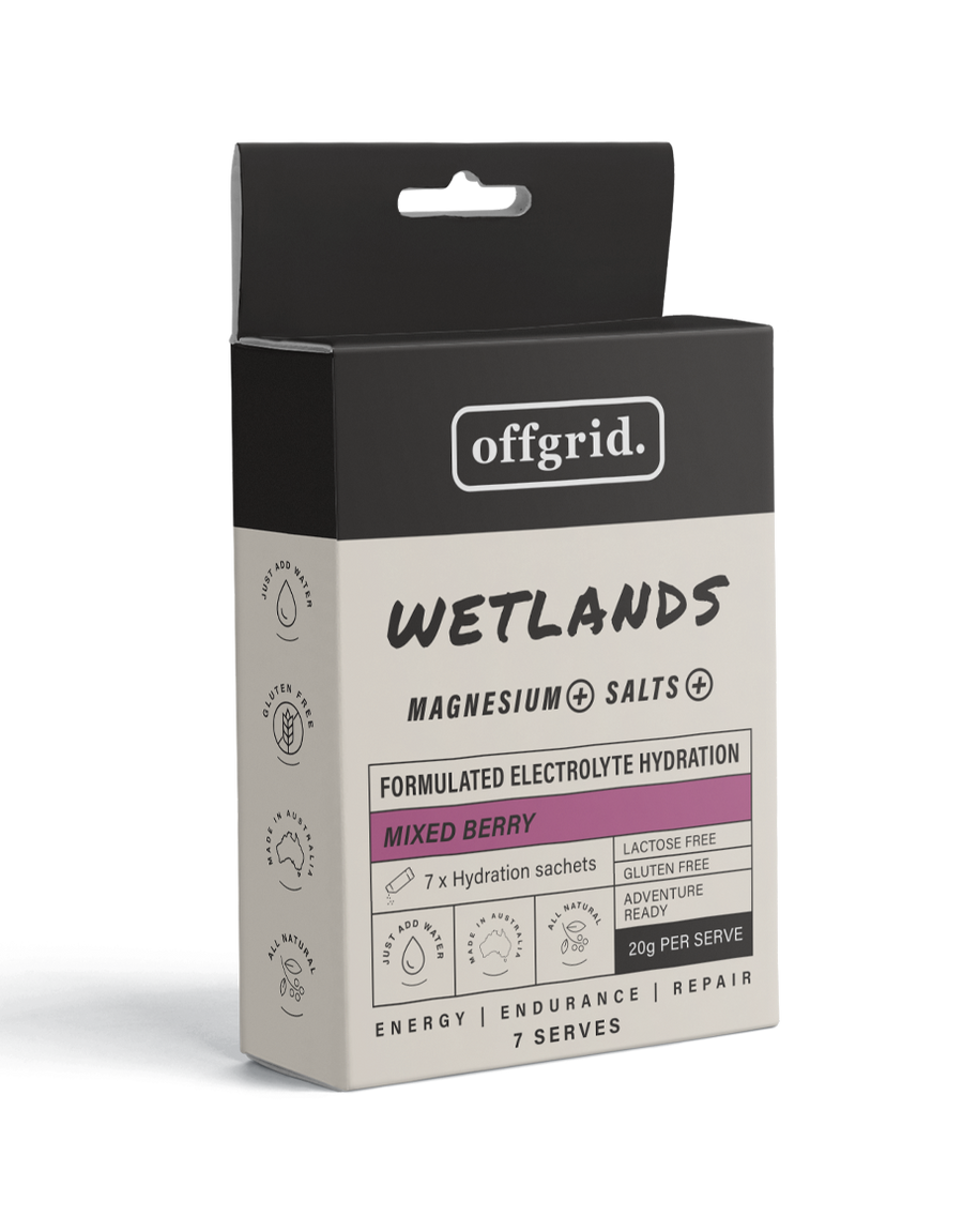 wetlands - formulated hydration drink mixed berry flavour