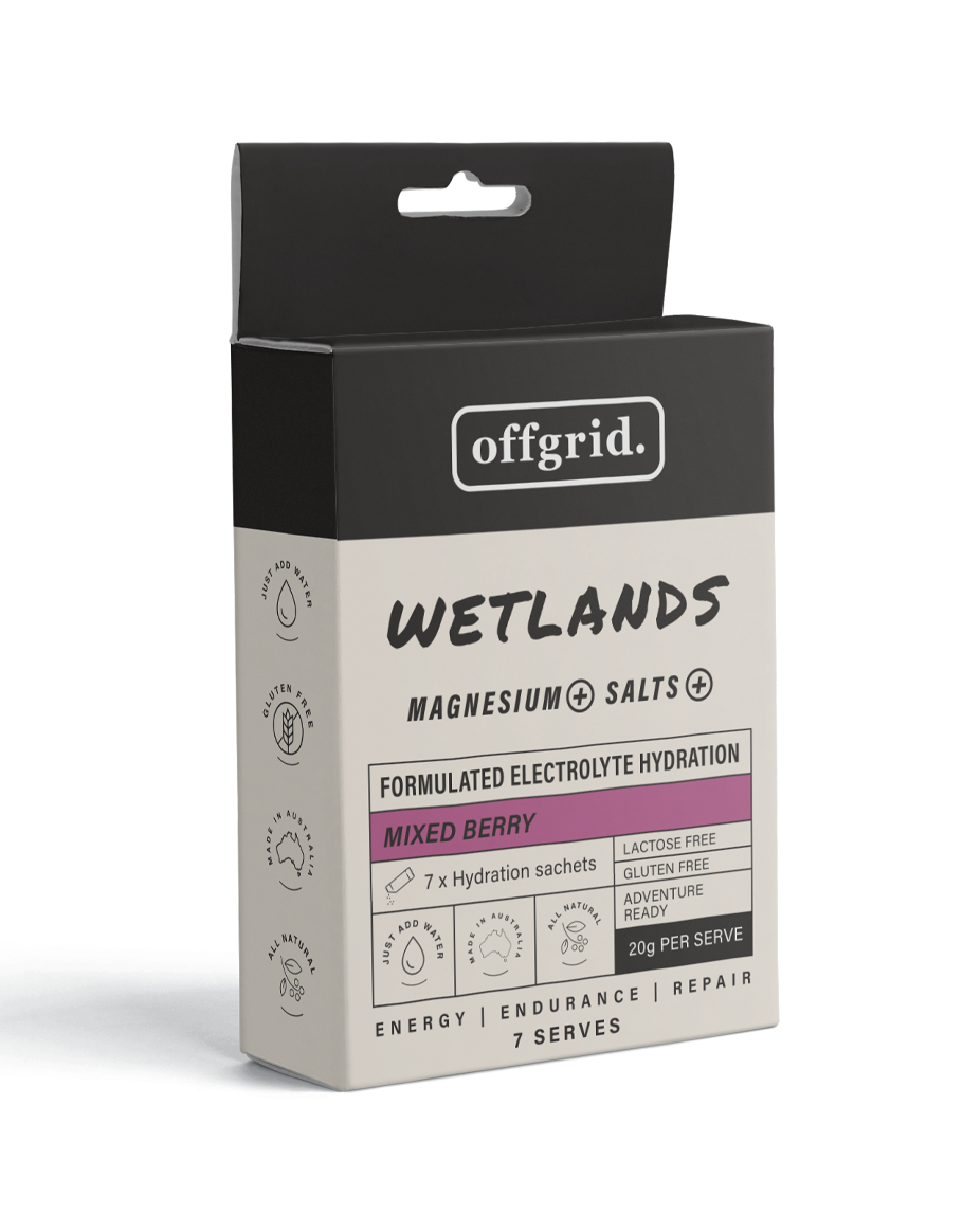 wetlands - formulated hydration drink mixed berry flavour