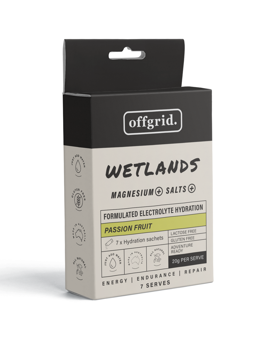 wetlands - formulated hydration drink passionfruit flavour