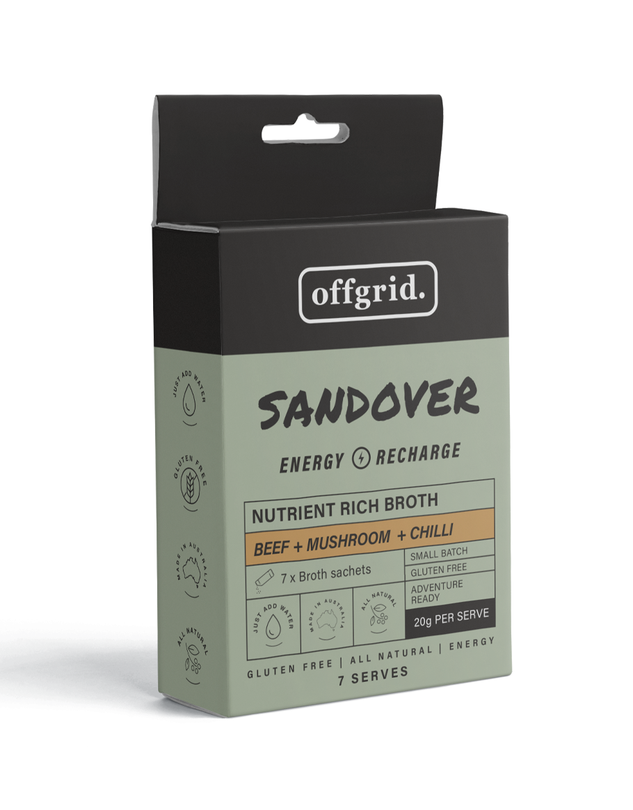 Offgrid sandover - nutrient rich broth