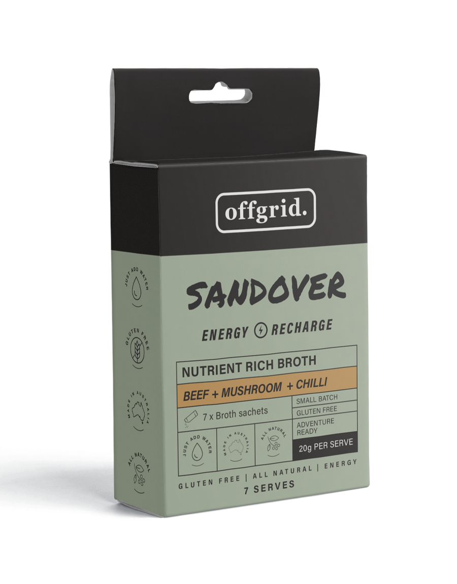 Offgrid sandover - nutrient rich broth