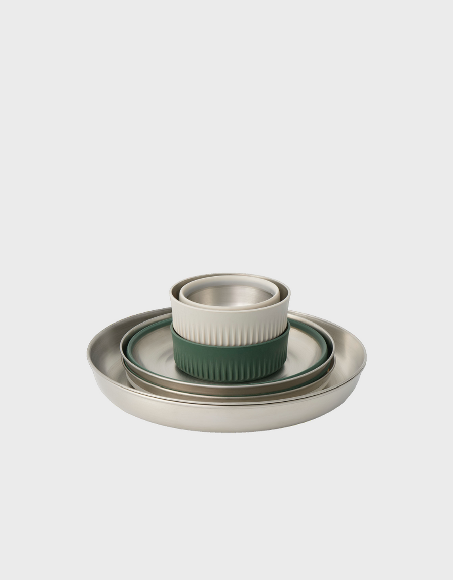 Sea to summit Detour Stainless Steel Collapsible Dinnerware 6pc Set